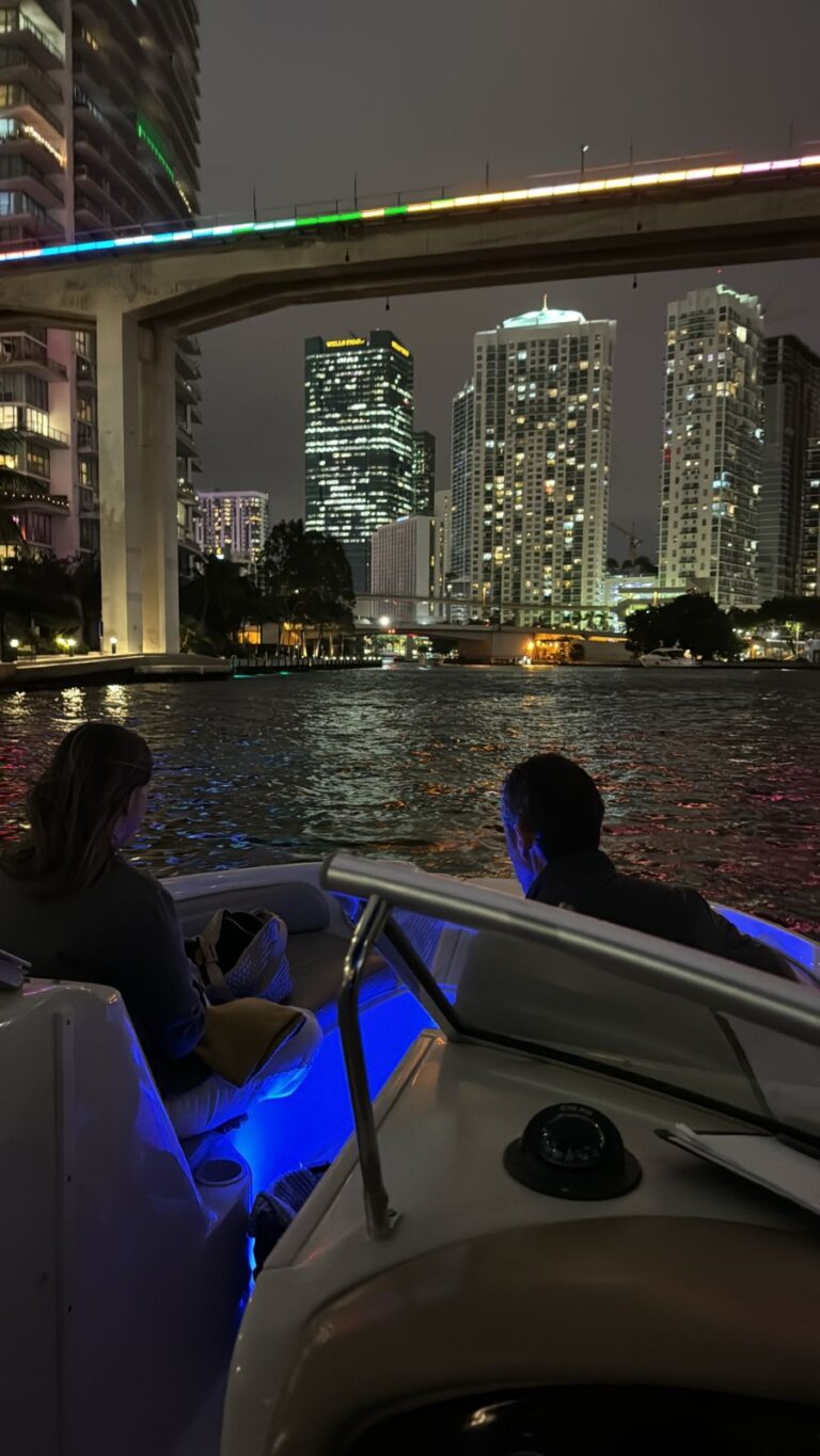 From sunset to city lights